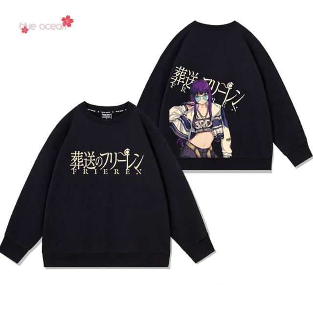 エムスー様葬送のフリーレン tシャツ L ともののけ長袖 葬送のフリーレン 長袖 アニメ Tシャツ コットン トップス 上着 秋冬服